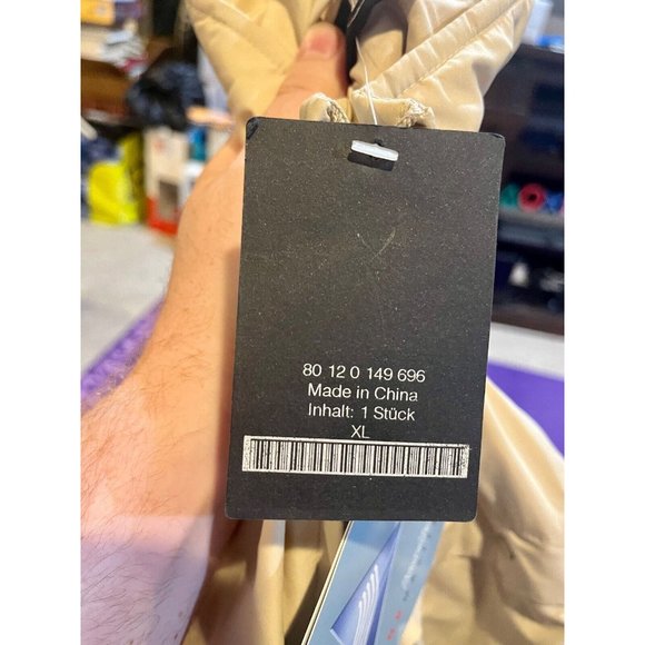 BMW SympaTex All Weather Cream Heavy Winter Jacket Men's XL NWT - Picture 5 of 9